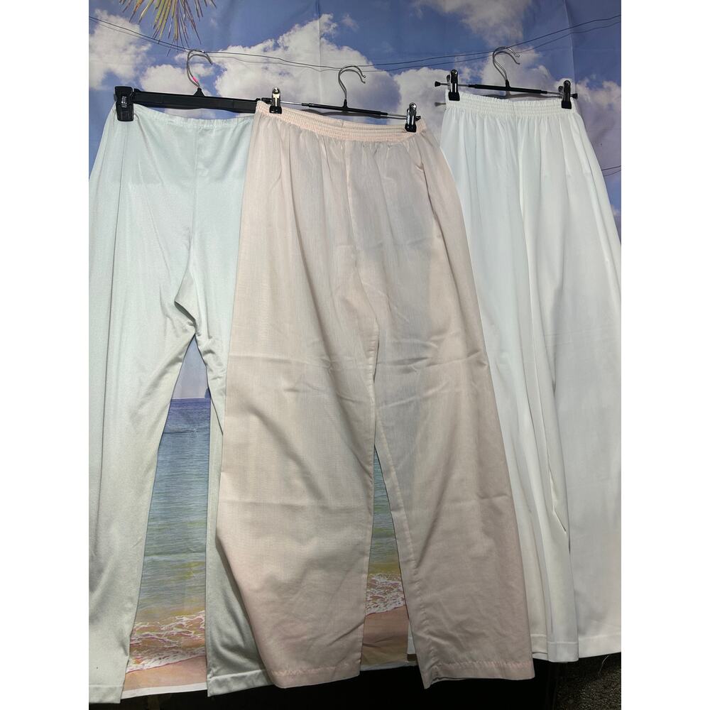 Vintage lot of 3 Pajamas Pants Womens no tags approx small/medium see pics